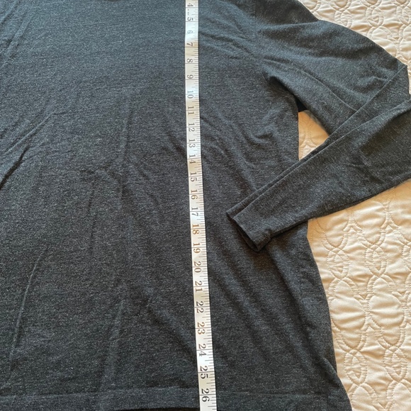 5 for $12 Charcoal long sleeve tee - Picture 4 of 4